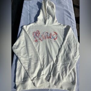 MARNI Wild Loopback Hoodie 'Stone White'